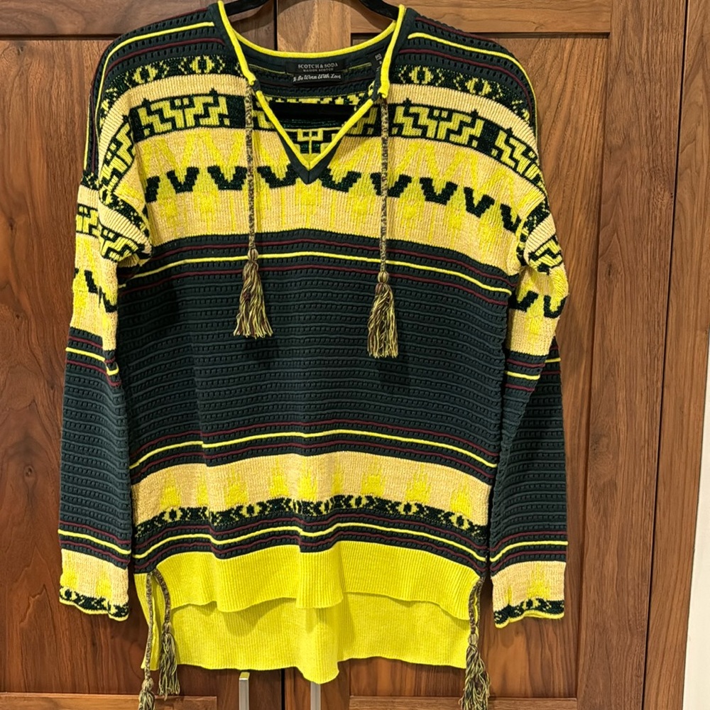 Scotch and soda, Madison scotch eyelet knit sweater